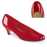 Lackleder 6 cm FEFE-01 Rote herren pumps für männer