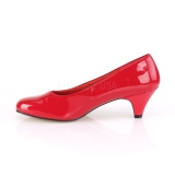 Lackleder 6 cm FEFE-01 Rote herren pumps für männer