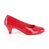 Lackleder 6 cm FEFE-01 Rote herren pumps für männer