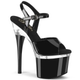 Lackleder plateau 18 cm ESTEEM-709 pleaser high heels