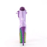 Lavendel glitter 20 cm FLAMINGO-1020HG exotic pole dance stiefeletten