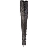 Leather 13,5 cm INDULGE-3011 Platform Thigh High Boots