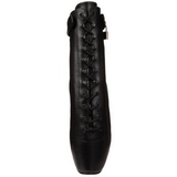 Leather 18 cm BALLET-1025 fetish ballet ankle boots