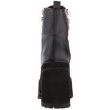 Leatherette 12 cm ASSAULT-100 goth lolita platform ankle boots