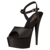 Leatherette 15 cm DELIGHT-609 platform pleaser high heels shoes