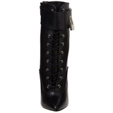 Leatherette 16 cm DAGGER-1023 Lace Up Ankle Calf Women Boots