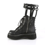 Leatherette 5 cm EMILY-357 lolita ankle boots platform