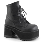 Leatherette 9,5 cm Demonia RANGER-102 gothic platform ankle boots