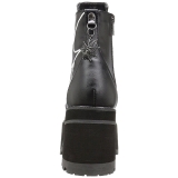 Leatherette 9,5 cm RANGER-105 lolita ankle boots platform