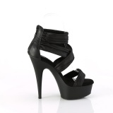 Leatherette platform 15 cm DELIGHT-620 pleaser high heels shoes