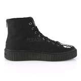 Leinenstoff 4 cm SNEEKER-252 Herren sneakers creepers schuhe