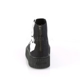 Leinenstoff 4 cm SNEEKER-252 Herren sneakers creepers schuhe