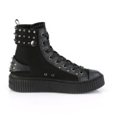 Leinenstoff 4 cm SNEEKER-266 Herren sneakers creepers schuhe