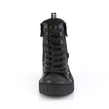 Leinenstoff 4 cm SNEEKER-266 Herren sneakers creepers schuhe