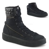 Leinenstoff 4 cm SNEEKER-270 Herren sneakers creepers schuhe