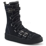 Leinenstoff 4 cm SNEEKER-318 Herren sneakers creepers schuhe