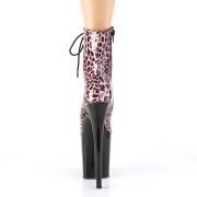 Leopard 20 cm FLAMINGO-1020LP3 pole dance stiefeletten