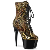 Leopard Gold 18 cm ADORE-1020LP pole dance stiefeletten