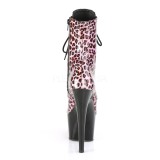 Leopard glitter 18 cm ADORE-1020LP2 Pole dancing ankle boots