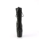 Leopard glitter 18 cm ADORE-1040LPH Pole dancing ankle boots