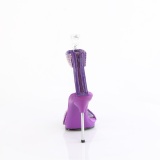 Lila 11,5 cm CHIC-40 fesselriemchen sandaletten mit stiletto metallabsatz