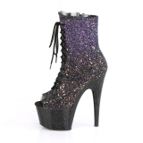 Lila glitter 18 cm ADORE-1021OMBG pole dance stiefeletten