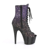 Lila glitter 18 cm ADORE-1021OMBG pole dance stiefeletten