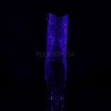 Lila glitter 18 cm MOON-1020MER pole dance stiefeletten
