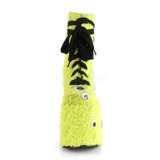 Lime Fur 18 cm SLAY-206 lolita ankle boots platform