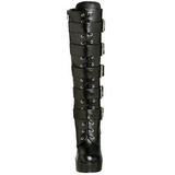 Matt 13 cm ELECTRA-2042 plateau damenstiefel mit schnalle