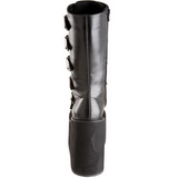 Matt 14 cm SWING-220 plateau damenstiefel mit schnalle