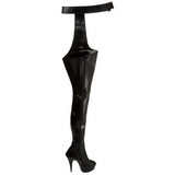 Matt 15,5 cm DELIGHT-5000 overknee stiefel mit plateausohle