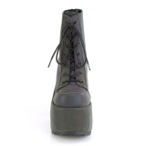 Neon 13 cm CAMEL-203 chunky demonia ankle boots platform