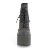 Neon 13 cm CAMEL-203 chunky demonia ankle boots platform
