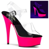 Neon 15 cm Pleaser DELIGHT-608UV Pole dancing high heels shoes