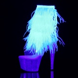 Neon 18 cm ADORE-1017MFF Pole dancing fringe ankle boots