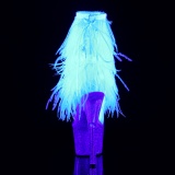 Neon 18 cm ADORE-1017MFF pole dance stiefeletten mit fransen