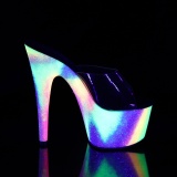 Neon 18 cm ADORE-701GXY Exotic stripper high heel mules