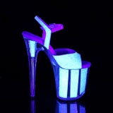 Neon glitter 20 cm FLAMINGO-810UVG pole dance high heels schuhe