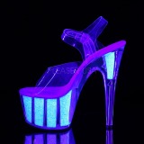 Opal glitter 18 cm Pleaser ADORE-708UVG pole dance high heels schuhe