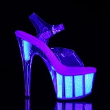Opal glitter 18 cm Pleaser ADORE-708UVG pole dance high heels schuhe