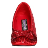 Pailletten pumps 5 cm DOROTHY cosplay schleife pumps prinzessin schuhe