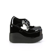 Patent 13 cm VOID-38 alternative shoes platform black