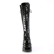 Patent 15 cm WAVE-200 demonia knee boots wedges platform