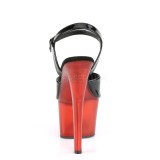 Patent 18 cm SKY-309T platform pleaser sandals