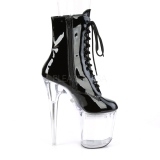 Patent 20 cm FLASH-1020-8 led platform pole dance ankle boots