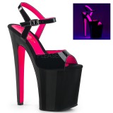 Patent 20 cm XTREME-809TT High Heeled Sandal Neon Platform