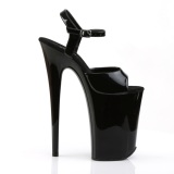 Patent 23 cm INFINITY-909 extrem platform high heels shoes