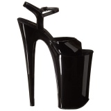 Patent 25,5 cm BEYOND-009 extrem platform high heels shoes