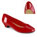 Patent 3 cm GWEN-01 pumps for mens and drag queens in red